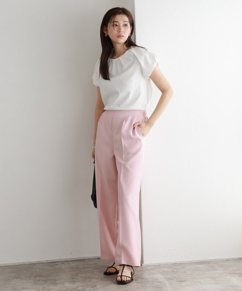 セール】フレンチパフスリーブTシャツ（Tシャツ/カットソー