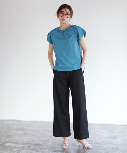 セール】フレンチパフスリーブTシャツ（Tシャツ/カットソー
