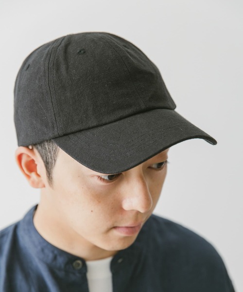 フレンチリネン キャップ ORIHARA STYLE 栃尾織・コットンリネンキャップ - 【メンズ