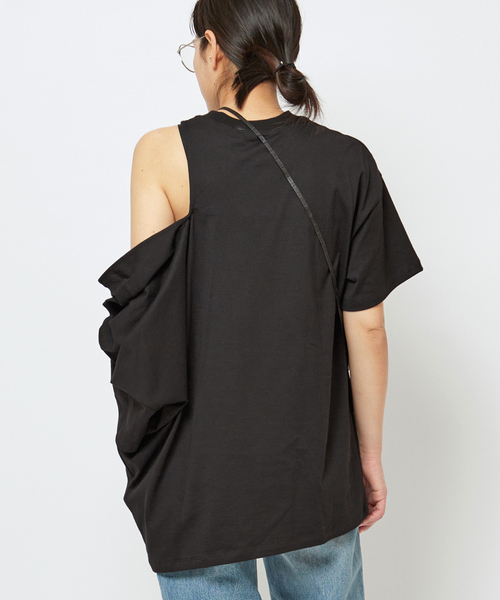 AP STUDIO（エーピーストゥディオ）の「【GAUCHERE/ゴシェール】asymmetry Tシャツ（Tシャツ/カットソー・レディース・ブラック・FREE）」の10枚目の写真