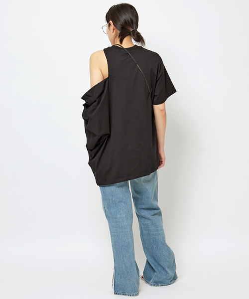 AP STUDIO（エーピーストゥディオ）の「【GAUCHERE/ゴシェール】asymmetry Tシャツ（Tシャツ/カットソー・レディース・ブラック・FREE）」の21枚目の写真