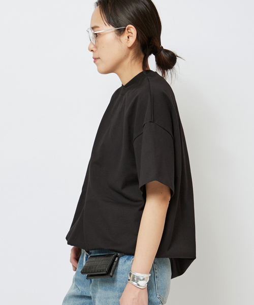 AP STUDIO（エーピーストゥディオ）の「【GAUCHERE/ゴシェール】asymmetry Tシャツ（Tシャツ/カットソー・レディース・ブラック・FREE）」の13枚目の写真