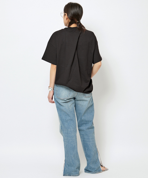 AP STUDIO（エーピーストゥディオ）の「【GAUCHERE/ゴシェール】asymmetry Tシャツ（Tシャツ/カットソー・レディース・ブラック・FREE）」の19枚目の写真