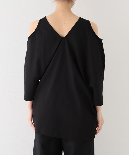 AP STUDIO（エーピーストゥディオ）の「【GAUCHERE/ゴシェール】asymmetry Tシャツ（Tシャツ/カットソー・レディース・ブラック・FREE）」の6枚目の写真