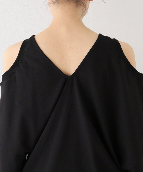 AP STUDIO（エーピーストゥディオ）の「【GAUCHERE/ゴシェール】asymmetry Tシャツ（Tシャツ/カットソー・レディース・ブラック・FREE）」の9枚目の写真