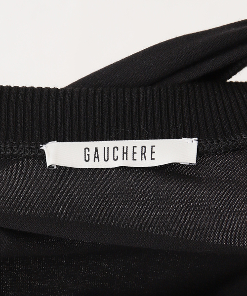 AP STUDIO（エーピーストゥディオ）の「【GAUCHERE/ゴシェール】asymmetry Tシャツ（Tシャツ/カットソー・レディース・ブラック・FREE）」の17枚目の写真