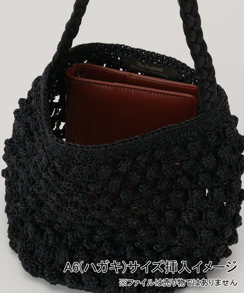 La TOTALITE(ラトータリテ)の「【BAGMATI/バグマティ】クロシェBAG(トートバッグ・レディース・ブラック/ガンメタ・FREE)」の12枚目の写真