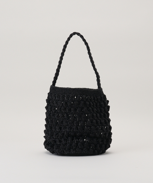 La TOTALITE(ラトータリテ)の「【BAGMATI/バグマティ】クロシェBAG(トートバッグ・レディース・ブラック/ガンメタ・FREE)」の15枚目の写真