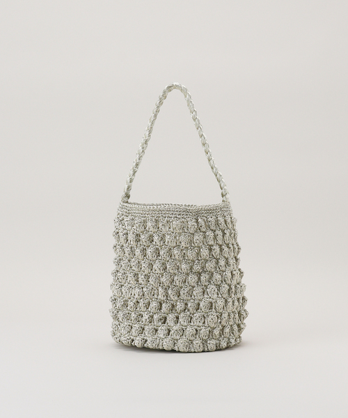 La TOTALITE(ラトータリテ)の「【BAGMATI/バグマティ】クロシェBAG(トートバッグ・レディース・ブラック/ガンメタ・FREE)」の17枚目の写真