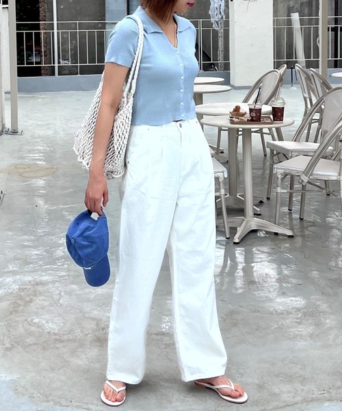 ALAND（エーランド）の「3.3 Field Trip／カラーカーディガン 2965194（カーディガン/ボレロ・レディース・グレー/アイボリー/ライトブルー・FREE）」の12枚目の写真