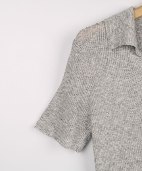 ALAND（エーランド）の「3.3 Field Trip／カラーカーディガン 2965194（カーディガン/ボレロ・レディース・グレー/アイボリー/ライトブルー・FREE）」の4枚目の写真