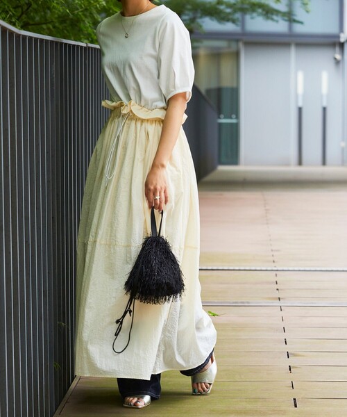 OUTDOOR PRODUCTS(アウトドアプロダクツ)の「OUTDOOR PRODUCTS × Firsthand/アウトドアプロダクツ 別注ブライトフリンジキンチャク(ショルダーバッグ・レディース・オフホワイト/ブラック/グレー・FREE)」の15枚目の写真