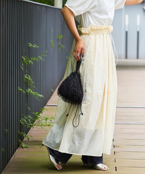 OUTDOOR PRODUCTS(アウトドアプロダクツ)の「OUTDOOR PRODUCTS × Firsthand/アウトドアプロダクツ 別注ブライトフリンジキンチャク(ショルダーバッグ・レディース・オフホワイト/ブラック/グレー・FREE)」の17枚目の写真