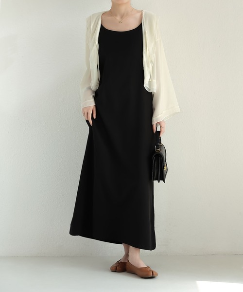 MAISON DE THERESE(メゾン ド テレーズ)の「長袖日焼け止めショートストールシフォン(ストール/ショール・レディース・ホワイト/アイボリー・M)」の11枚目の写真
