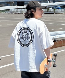 オーバーサイズサークルロゴTシャツ