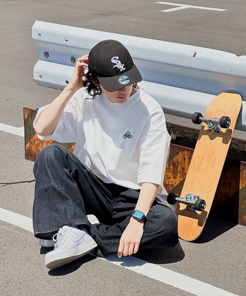 kutir(クティール)の「オーバーサイズサークルロゴTシャツ(Tシャツ/カットソー・メンズ・ブラック/オフホワイト・MEDIUM/LARGE)」の19枚目の写真