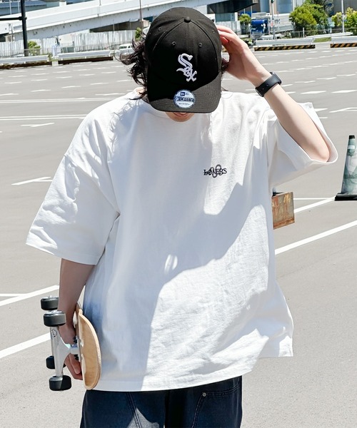 kutir(クティール)の「オーバーサイズサークルロゴTシャツ(Tシャツ/カットソー・メンズ・ブラック/オフホワイト・MEDIUM/LARGE)」の21枚目の写真