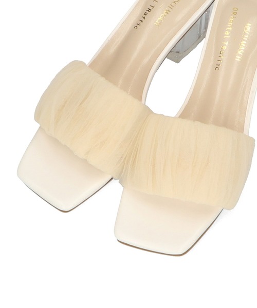 MISCH MASCH(ミッシュマッシュ)の「チュールクリアヒールサンダル/MO32201(サンダル・レディース・ベージュ/ブルー・L/M/S)」の10枚目の写真