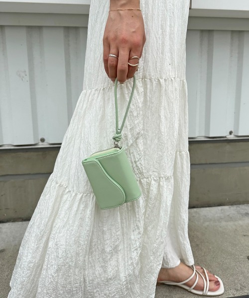 DISCOAT（ディスコート）の「ニュアンスフラップウォレット（財布・レディース・ミント/オレンジ/ブラック/ベージュ/クリーム/パープル・FREE）」の12枚目の写真