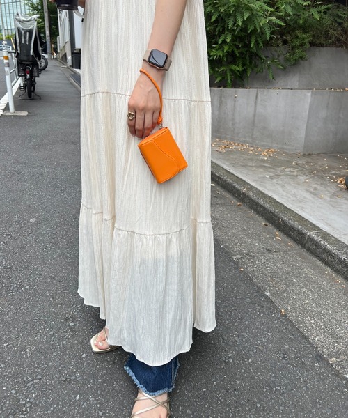 DISCOAT（ディスコート）の「ニュアンスフラップウォレット（財布・レディース・ミント/オレンジ/ブラック/ベージュ/クリーム/パープル・FREE）」の18枚目の写真