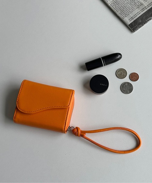 DISCOAT（ディスコート）の「ニュアンスフラップウォレット（財布・レディース・ミント/オレンジ/ブラック/ベージュ/クリーム/パープル・FREE）」の20枚目の写真