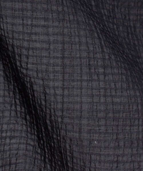 GLOSTER（グロスター）の「【GLOSTER/グロスター】シアーシャツ チェック レギュラーカラー（シャツ/ブラウス・メンズ・ブラック/ベージュ/グレー・S/M/L）」の19枚目の写真