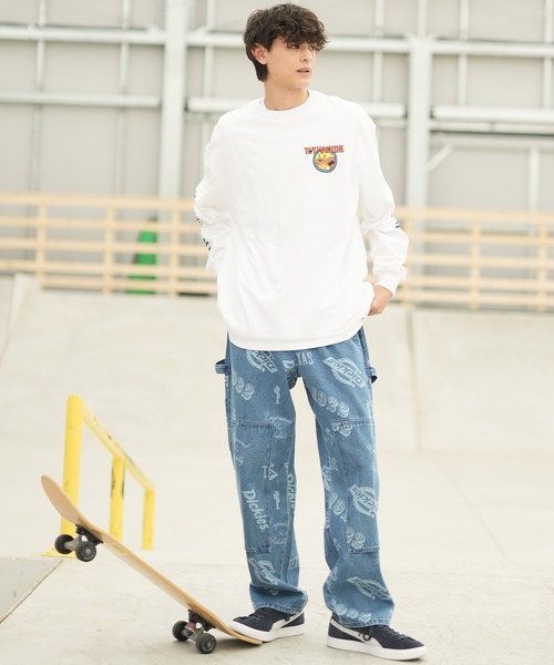 TOY MACHINE(トイ マシーン)の「【ムラサキスポーツ限定】TOY MACHINE/トイマシーン 長袖Tシャツ バックプリント ワイドシルエット コラボアイテム MTMFDLT4(Tシャツ/カットソー・メンズ・ホワイト/ライトブルー/ブラック・XL/L/M)」の18枚目の写真