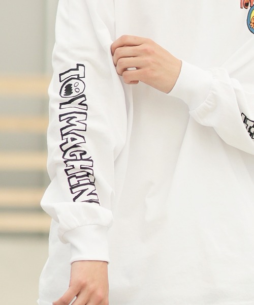 TOY MACHINE(トイ マシーン)の「【ムラサキスポーツ限定】TOY MACHINE/トイマシーン 長袖Tシャツ バックプリント ワイドシルエット コラボアイテム MTMFDLT4(Tシャツ/カットソー・メンズ・ホワイト/ライトブルー/ブラック・XL/L/M)」の15枚目の写真