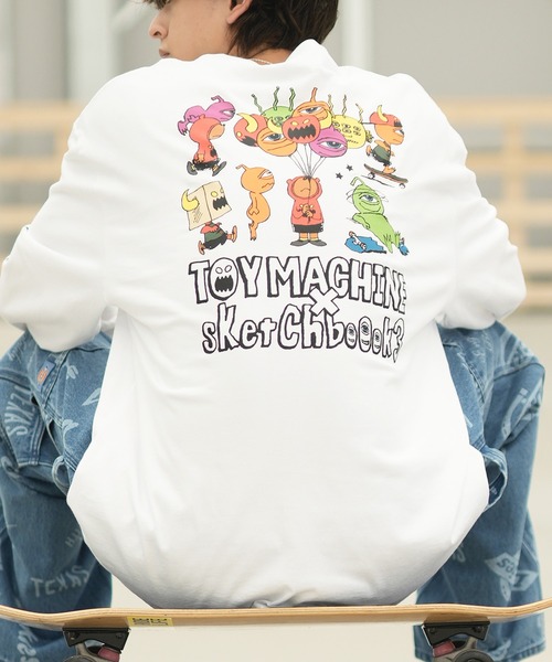 TOY MACHINE(トイ マシーン)の「【ムラサキスポーツ限定】TOY MACHINE/トイマシーン 長袖Tシャツ バックプリント ワイドシルエット コラボアイテム MTMFDLT4(Tシャツ/カットソー・メンズ・ホワイト/ライトブルー/ブラック・XL/L/M)」の17枚目の写真