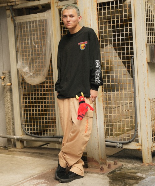 TOY MACHINE(トイ マシーン)の「【ムラサキスポーツ限定】TOY MACHINE/トイマシーン 長袖Tシャツ バックプリント ワイドシルエット コラボアイテム MTMFDLT4(Tシャツ/カットソー・メンズ・ホワイト/ライトブルー/ブラック・XL/L/M)」の10枚目の写真