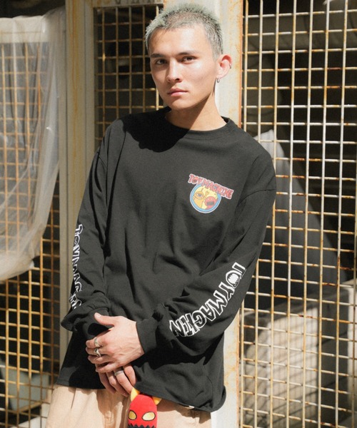 TOY MACHINE(トイ マシーン)の「【ムラサキスポーツ限定】TOY MACHINE/トイマシーン 長袖Tシャツ バックプリント ワイドシルエット コラボアイテム MTMFDLT4(Tシャツ/カットソー・メンズ・ホワイト/ライトブルー/ブラック・XL/L/M)」の8枚目の写真