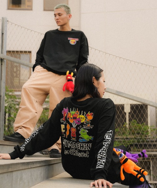 TOY MACHINE(トイ マシーン)の「【ムラサキスポーツ限定】TOY MACHINE/トイマシーン 長袖Tシャツ バックプリント ワイドシルエット コラボアイテム MTMFDLT4(Tシャツ/カットソー・メンズ・ホワイト/ライトブルー/ブラック・XL/L/M)」の11枚目の写真