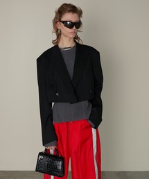 PRANK PROJECT | 【23AUTUMN先行予約商品】テックウールクロップドショートジャケット / Tech Wool Cropped Short Jacket(ブルゾン)