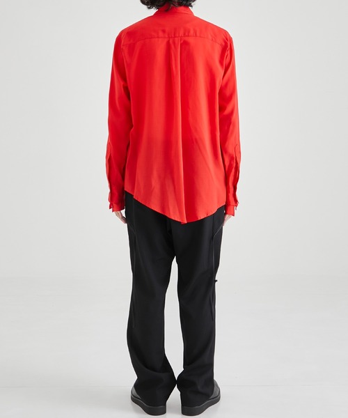 sulvam / サルバム】ASYMMETRY BUZAM SHIRT/アシンメトリー