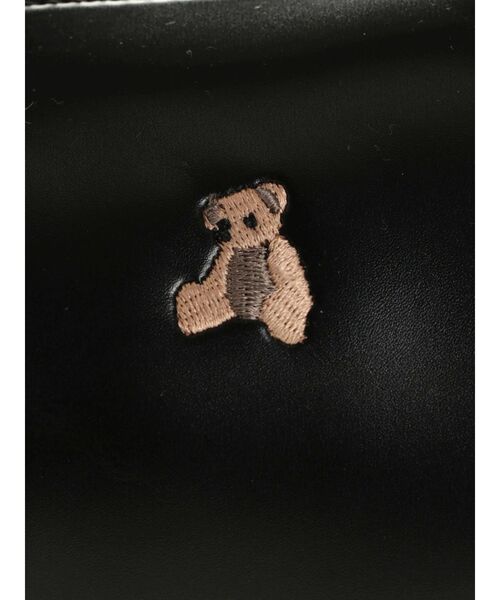 merry jenny（メリージェニー）の「bear刺繍ショルダーbag（ハンドバッグ・レディース・アイボリー/ブラック・FREE）」の7枚目の写真