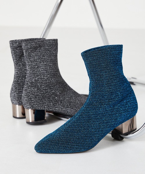 【セール】ラメニットブーツ 31415（ブーツ）｜ORiental TRaffic（オリエンタルトラフィック）