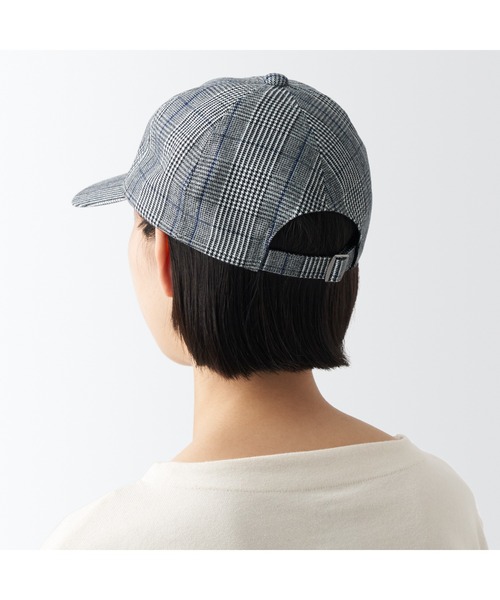 無印良品（ムジルシリョウヒン）の「起毛フランネル　キャップ（キャップ・レディース・ブルー系1/キャメル/ベージュ系1/グレー系その他3/ブラック/ブラウン系2・55-59cm）」の18枚目の写真