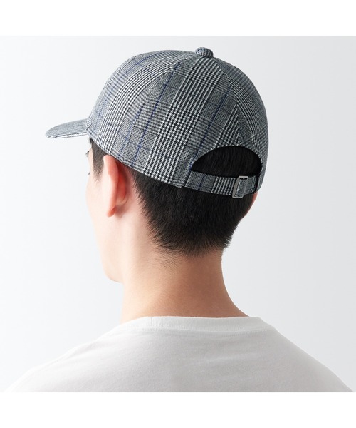 無印良品（ムジルシリョウヒン）の「起毛フランネル　キャップ（キャップ・レディース・ブルー系1/キャメル/ベージュ系1/グレー系その他3/ブラック/ブラウン系2・55-59cm）」の19枚目の写真