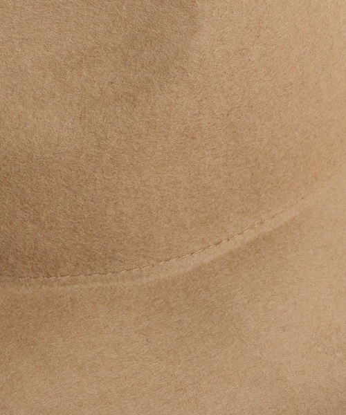 Khaju（カージュ）の「Khaju:フェルトハット②□（ハット・レディース・チャコールグレー/キャメル/ブラック・ONE SIZE）」の5枚目の写真
