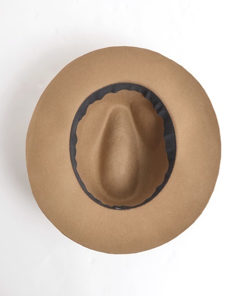 Khaju（カージュ）の「Khaju:フェルトハット②□（ハット・レディース・チャコールグレー/キャメル/ブラック・ONE SIZE）」の6枚目の写真