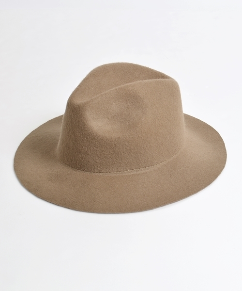 Khaju（カージュ）の「Khaju:フェルトハット②□（ハット・レディース・チャコールグレー/キャメル/ブラック・ONE SIZE）」の12枚目の写真