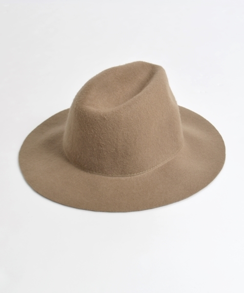 Khaju（カージュ）の「Khaju:フェルトハット②□（ハット・レディース・チャコールグレー/キャメル/ブラック・ONE SIZE）」の13枚目の写真