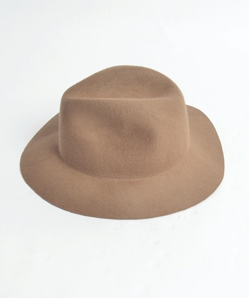 Khaju（カージュ）の「Khaju:フェルトハット②□（ハット・レディース・チャコールグレー/キャメル/ブラック・ONE SIZE）」の9枚目の写真