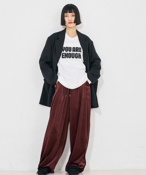 NOMINE（ノミネ）の「【ユニセックス】オーバーサイズ テーラードジャケット（チェック・無地）（テーラードジャケット・レディース・ベージュ/グレー/ブラウン/ブラック/モカ・フリー/L/M）」の16枚目の写真