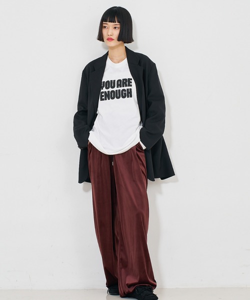 NOMINE（ノミネ）の「【ユニセックス】オーバーサイズ テーラードジャケット（チェック・無地）（テーラードジャケット・レディース・ベージュ/グレー/ブラウン/ブラック/モカ・フリー/L/M）」の19枚目の写真