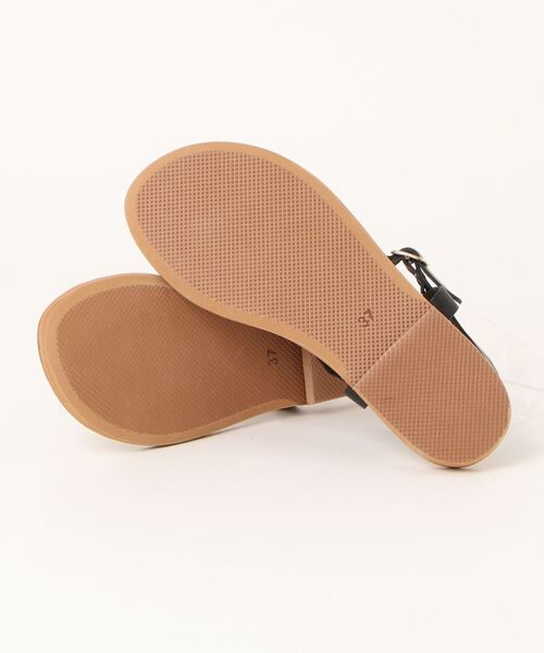 RNA-N（アールエヌエーエヌ）の「E4682 レザートングサンダル（サンダル・レディース・ナチュラル/ブラック・MEDIUM/SMALL）」の4枚目の写真