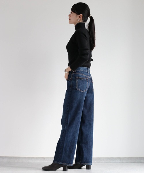 cepo（セポ）の「ローライズデニムストレートパンツ（デニムパンツ・レディース・ブルー系1/ブルー系2・M/L/S）」の22枚目の写真