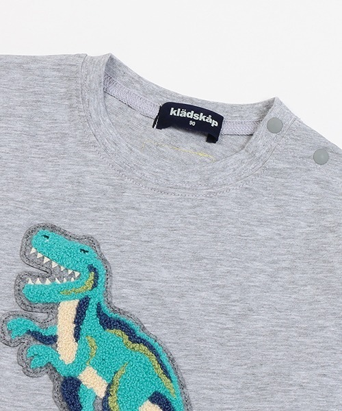 kladskap（クレードスコープ）の「サガラ恐竜長袖Ｔシャツ（Tシャツ/カットソー・キッズ・トップグレー/レッド・100cm/90cm/120cm/130cm/110cm）」の12枚目の写真