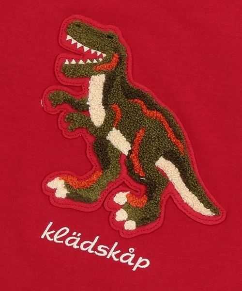 kladskap（クレードスコープ）の「サガラ恐竜長袖Ｔシャツ（Tシャツ/カットソー・キッズ・トップグレー/レッド・100cm/90cm/120cm/130cm/110cm）」の13枚目の写真