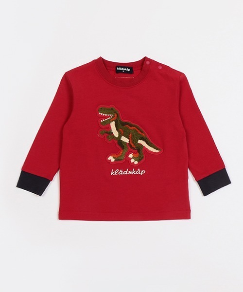kladskap（クレードスコープ）の「サガラ恐竜長袖Ｔシャツ（Tシャツ/カットソー・キッズ・トップグレー/レッド・100cm/90cm/120cm/130cm/110cm）」の10枚目の写真